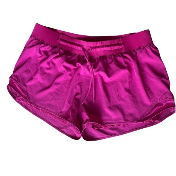 NWOT MONDETTA HOT PINK/FUSHIA PERFORMANCE LUXURY ACTIVEWEAR SHORTS SIZE XL - Picture 2 of 9